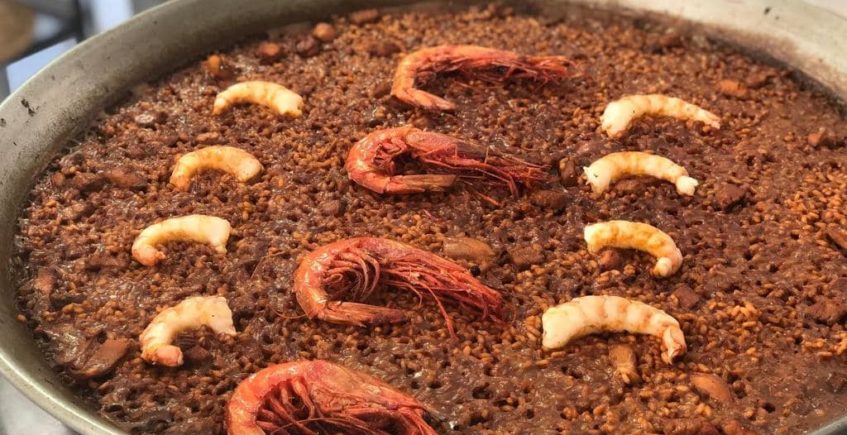 Ruota o las paellas valencianas que prepara un italiano en Castilleja de la Cuesta