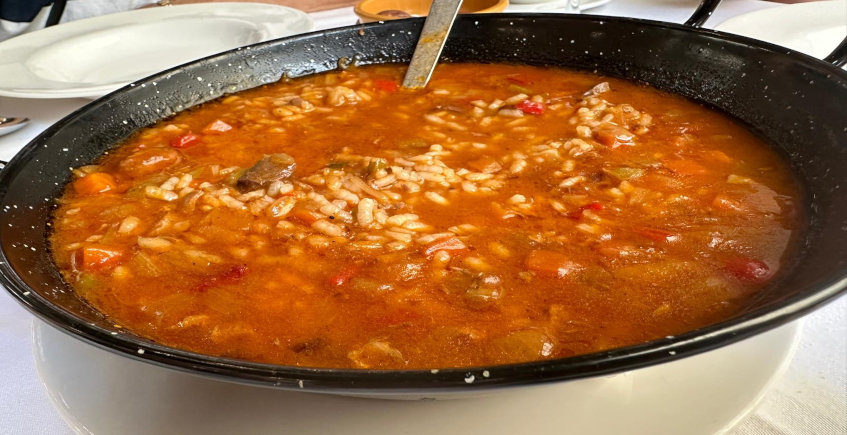 El arroz con pato de La Caseta de Antonio