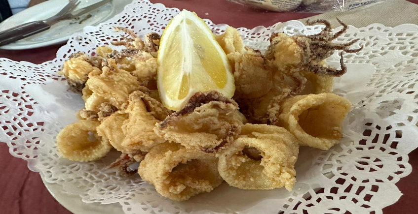 Los calamares fritos de El Corral de La Pacheca