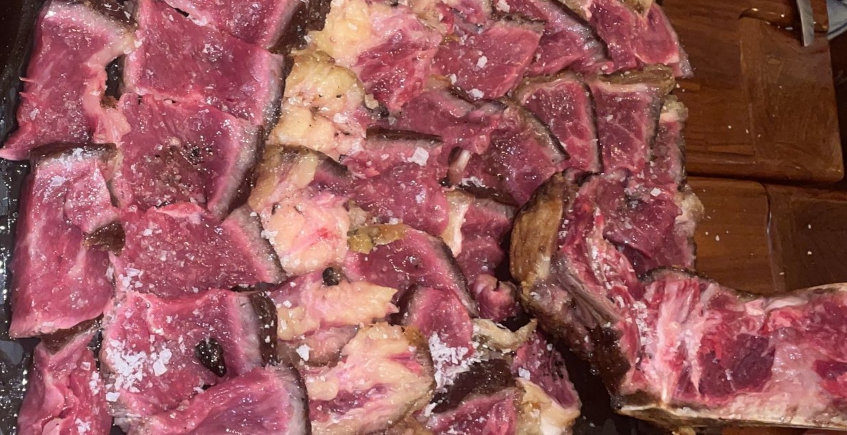 Las carnes a la brasa de la Bodega Aljarafe