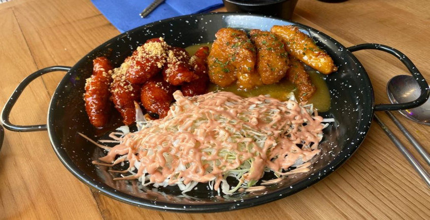 El pollo frito coreano de Danbam Korean Bar