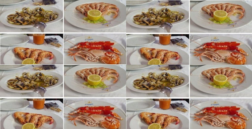 Los mariscos de Restaurante El Espigón