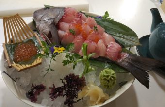 El sashimi de borriquete del Restaurante Hiyoki