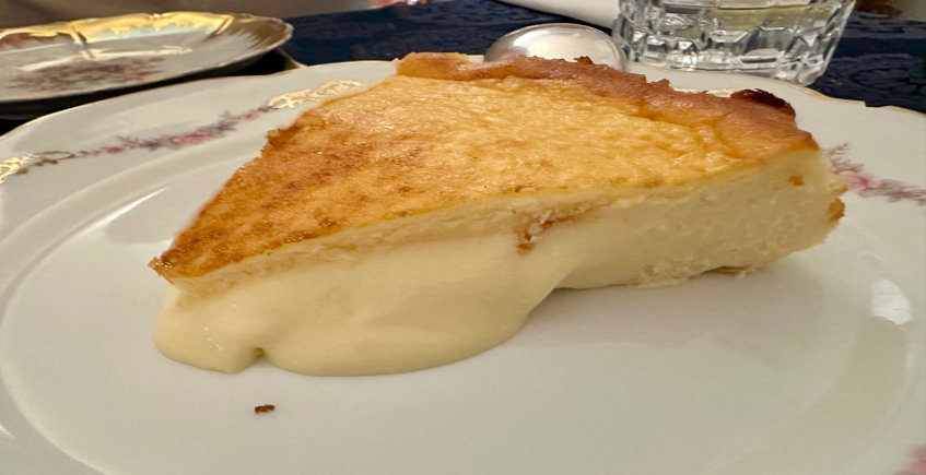 La tarta de queso de La Cochera del Abuelo