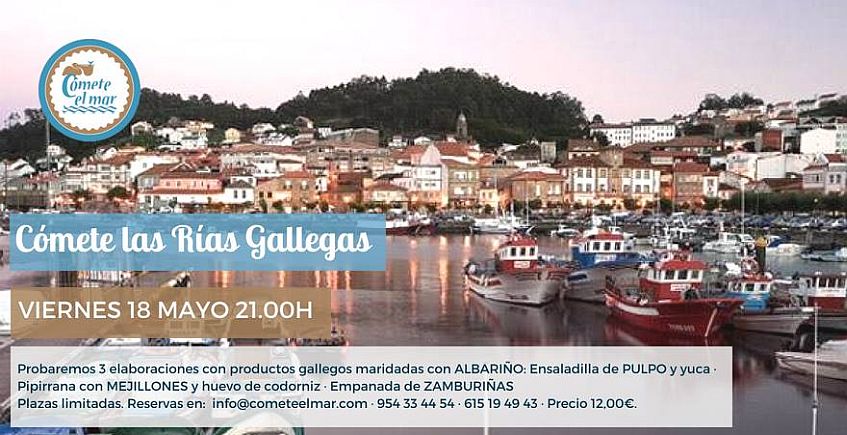18 de mayo: Cómete las Rías gallegas en Cómete el Mar