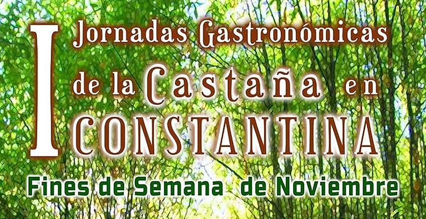 I Jornadas gastronómicas de la castaña en Constantina en noviembre