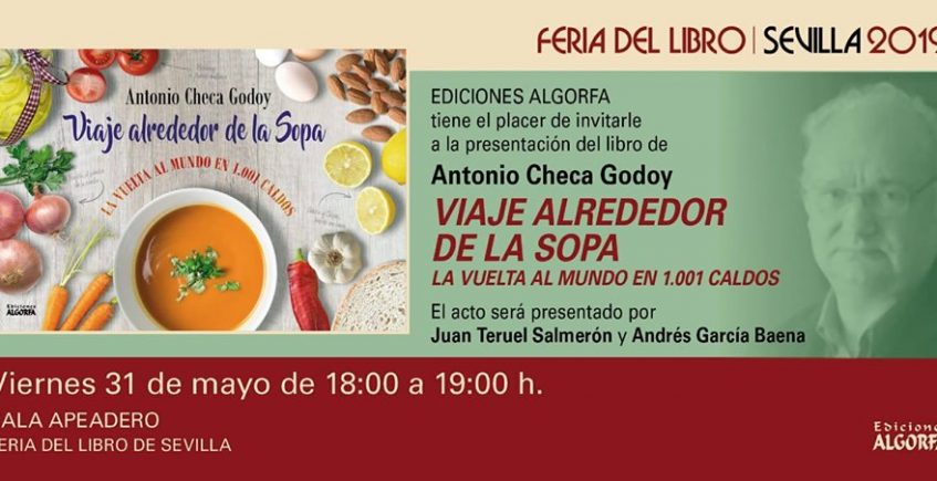 Presentación libro sobre la sopa. 31 de mayo. Sevilla