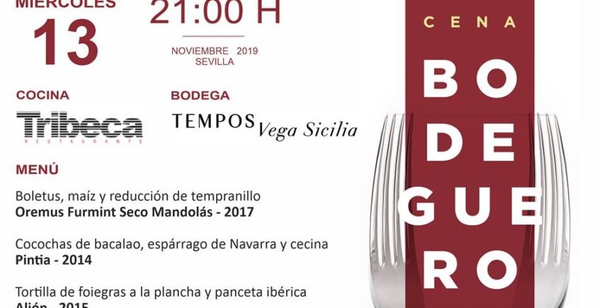 Abierto plazo de pre-reserva para la Cena de Bodeguero Tierra Nuestra de Tribeca con vinos de Vega Sicilia