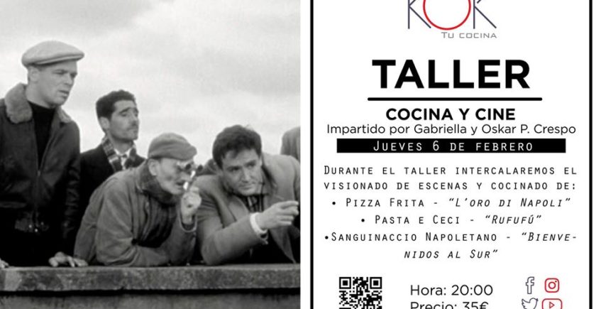 Taller de cocina y cine. 6 de febrero. Sevilla