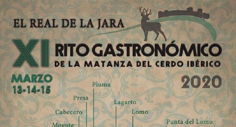 El cerdo ibérico, protagonista gastronómico en El Real de la Jara (aplazado)
