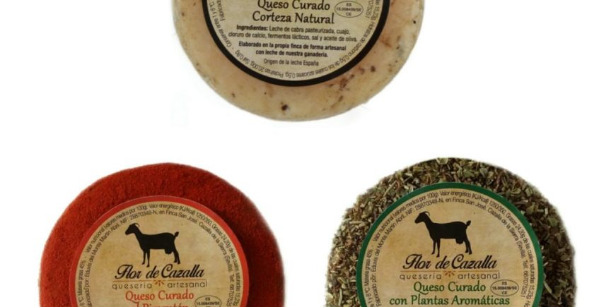 La web ofrece paquetes o lotes de algunas de las especialidades de estos quesos cazalleros. Foto cedida por el establecimiento