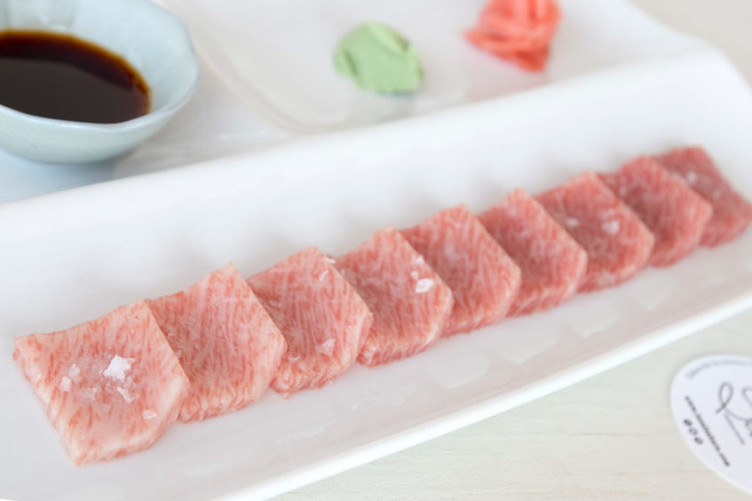 Sashimi de ventresca de La Sal. Foto cedida por el establecimiento