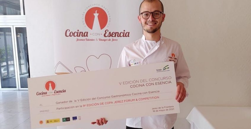 El sevillano Miguel Zamora gana el concurso gastronómico con Vinagre de Jerez  ‘Cocina con Esencia ‘