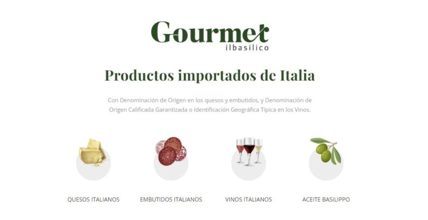 Quesos, embutidos y vinos italianos a la venta en la nueva web de II Basilico