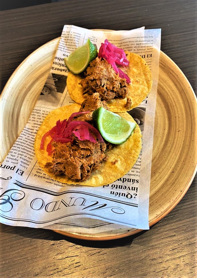 Tacos de cerdo ibérico al estilo Tandoori. Foto: CosasDeComé