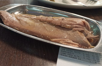 La ventresca de atún a la sal en aceite del restaurante La Peña