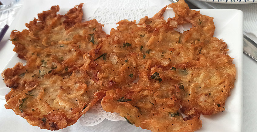 Las tortillitas de camarones del bar Periqui