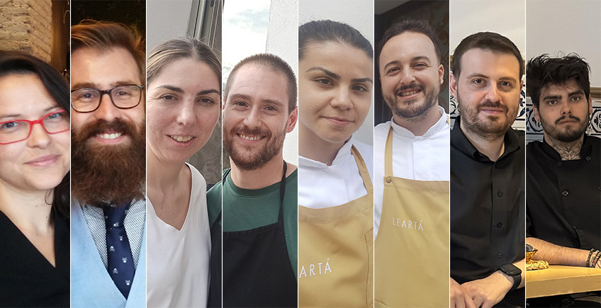 Los cocineros que miran "pa entro"