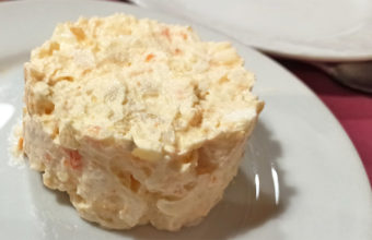 La ensaladilla de gambas de la taberna Rafa León