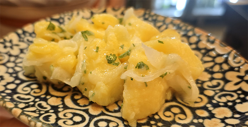 Papas aliñás. Foto: Cosasdecome.